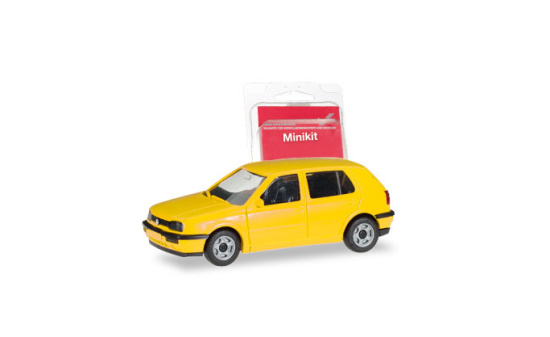 Herpa 012355-007 Herpa MiniKit: VW Golf III 4-türig, gelb - Vorbestellung 1:87