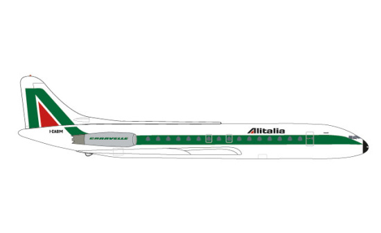 Herpa 531719 Alitalia Sud Aviation Caravelle - Vorbestellung 1:500