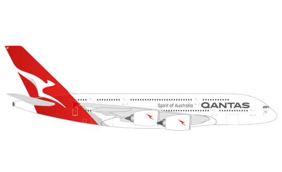 Herpa 531795 Qantas Airbus A380 - new colors - Vorbestellung 1:500