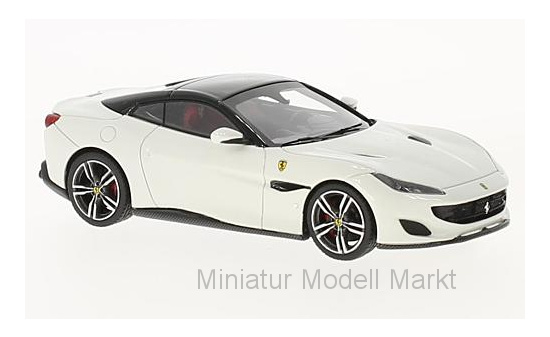 Look Smart LS480F Ferrari Portofino, weiss/schwarz 1:43