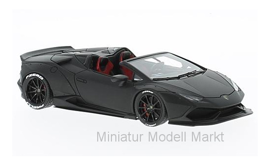 Look Smart LS470E Lamborghini Huracan Spyder, matt-schwarz, Aftermarket 1:43