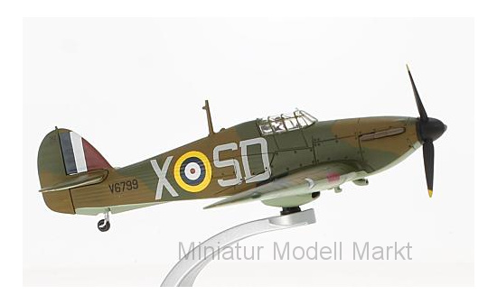 Corgi AA27607 Hawker Hurricane MKI, V6799, K.W.McKenzie, 501 Sqn, Kenley, 1940 1:72