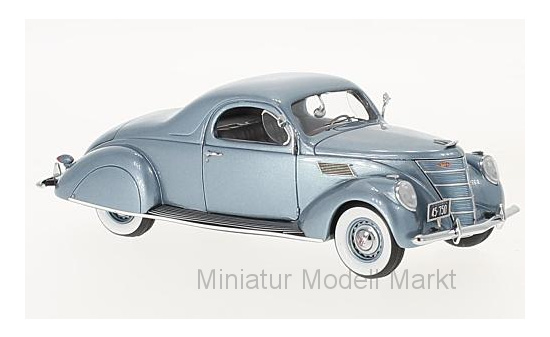 Neo 45752 Lincoln Zephyr Coupe, metallic-hellblau, 1937 1:43