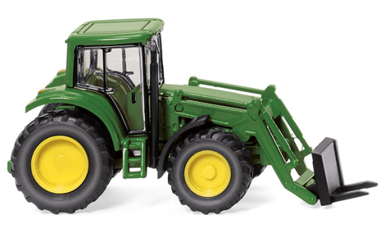 Wiking 095837 John Deere 6820S mit Frontgabel 1:160