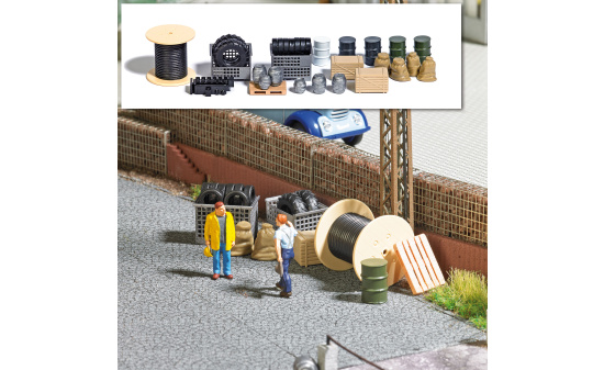Busch 1632 Gitterboxen/Füllgut - Vorbestellung 1:87