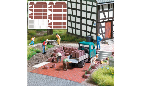 Busch 7871 Pflanzsteine/Palisaden - Vorbestellung 1:87