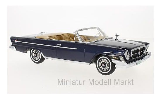 BoS-Models 312 Chrysler 300H Convertible, metallic-dunkelblau, 1962 1:18