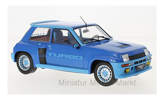 IXO 18CMC005 Renault 5 Turbo 1, metallic-blau, 1981 1:18
