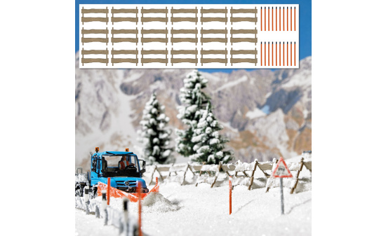 Busch 1120 Schneefangzäune usw. - Vorbestellung 1:87