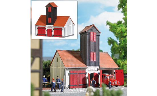 Busch 1660 Feuehrwehrgebäude - Vorbestellung 1:87