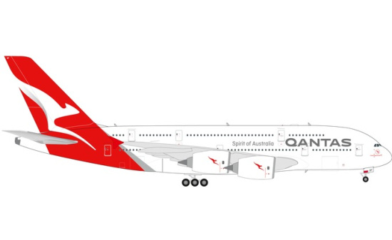 Herpa 559423 Qantas Airbus A380 - new 2018 colors VH-OQF Charles Kingsford Smith - Vorbestellung 1:200