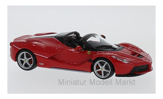 Bburago 18-36907RED Ferrari Laferrari Aperta, rot 1:43