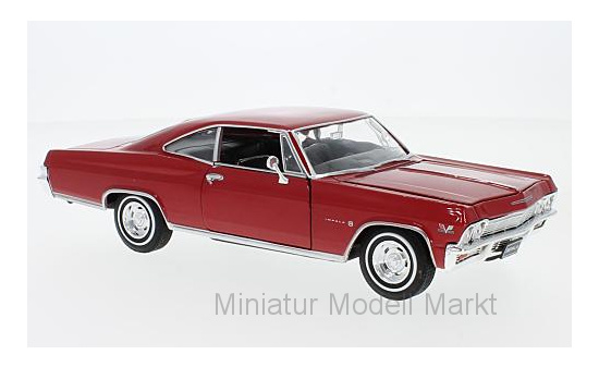 Welly 22417RED Chevrolet Impala SS 396, rot, 1965 1:24