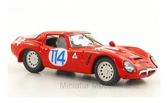 Best 9441 Alfa Romeo TZ 2, No.114, Targa Florio, 1966 1:43