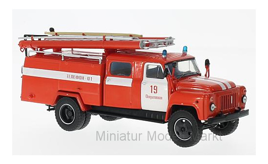 Start Scale Models 1267 GAZ 53-12 (106B) AC-30, rot/weiss, Feuerwehr 1:43