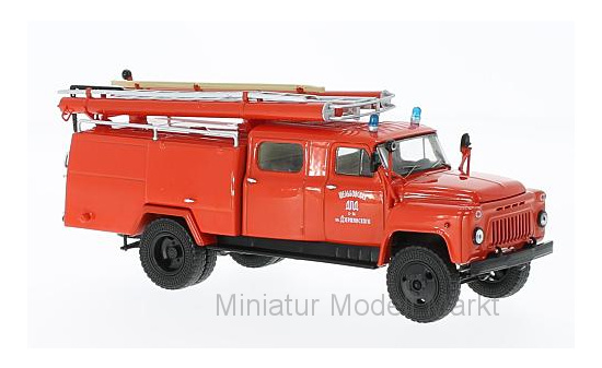 Start Scale Models 1263 GAZ 53A (106A) AC-30, rot, DPD, Feuerwehr 1:43