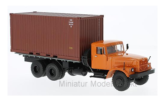 Start Scale Models 1148 KPA3 257B1, orange/braun, 20ft Container 1:43