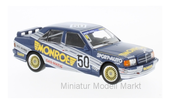 IXO GTM124 Mercedes 190E 2.3-16V, No.50, Monroe, ETCC, T.van Dalen/B.De Dryver/M.de Deyne, 1986 1:43