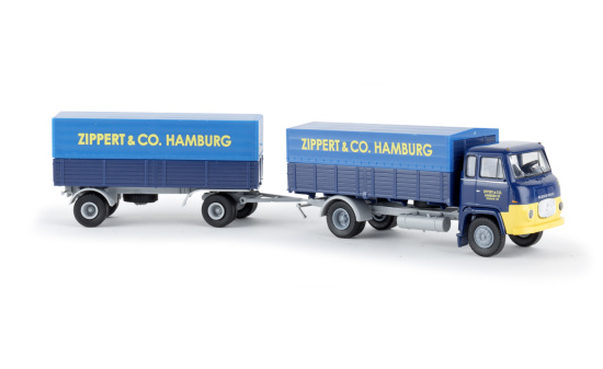 Brekina 85054 Scania LB 76,  Zippert & Co., PP-Zug 1:87