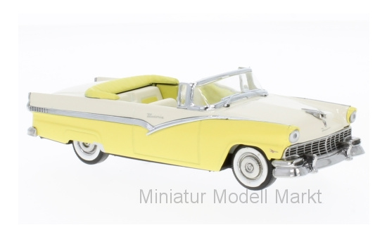 Vitesse 36278 Ford Fairlane Convertible, gelb/beige, 1956 1:43