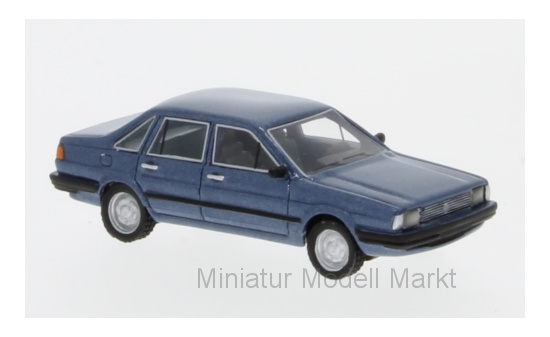 BoS-Models 87486 VW Santana, metallic-blau, 1982 1:87