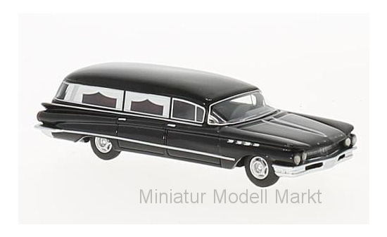 BoS-Models 87371 Buick  Flxible Premier Hearse, schwarz, 1960 1:87