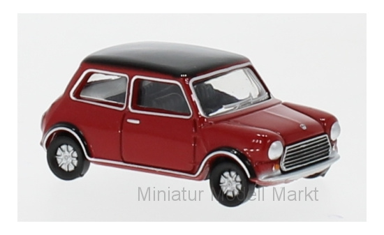 Oxford 76MCS003 Mini Cooper S MKII, rot/schwarz 1:76