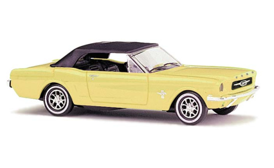 Busch 47524 Ford Mustang/Softtop gelb     