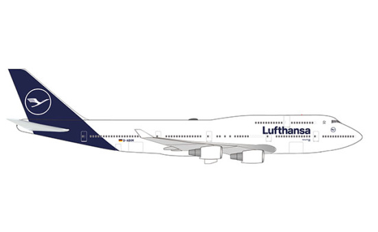 Herpa 532761 Lufthansa Boeing 747-400 - new 2018 colors 1:500