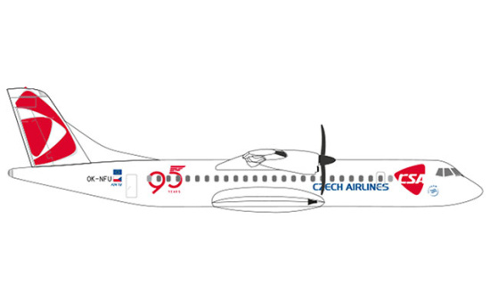 Herpa 532792 CSA Czech Airlines ATR-72-500 