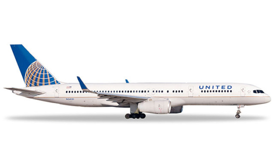Herpa 532846 United Airlines Boeing 757-200 1:500