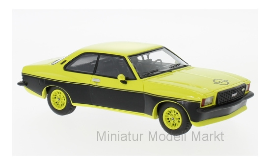 Neo 46116 Opel Commodore B GS/E Steinmetz, hellgelb/schwarz, 1974 1:43