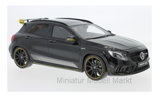 GT-Spirit B66960469 Mercedes AMG GLA 45 Yellow Night Edition, schwarz 1:18