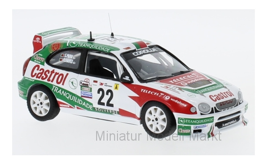 Trofeu RRAL71 Toyota Corolla WRC, No.22, Rallye WM, Rallye Portugal, P.Matos Chaves/S.Paiva, 2001 1:43