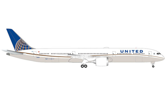 Herpa 533041 United Airlines Boeing 787-10 Dreamliner - Vorbestellung 1:500
