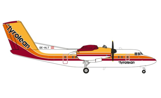 Herpa 559553 Tyrolean Airways De Havilland Canada DHC-7 - Vorbestellung 1:200