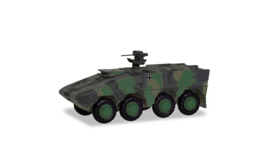 Herpa 746403 GTK Boxer Transportfahrzeug, dekoriert in Umtarnung bronzegrün - Vorbestellung 1:87