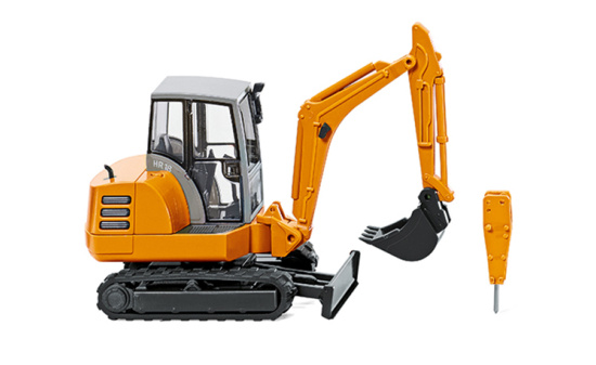 Wiking 065806 Mini-Bagger HR 18 - kommunalorange 1:87
