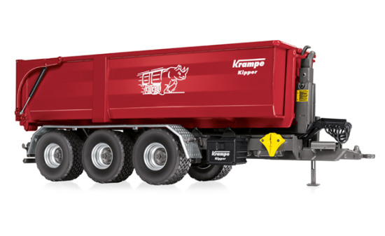 Wiking 077826 Krampe Hakenlift THL 30 L mit Abrollcontainer Big Body 750 1:32