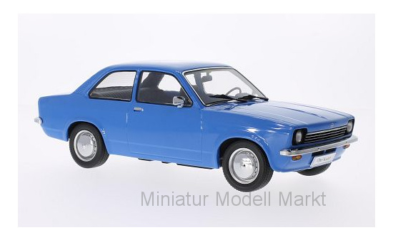 KK-Scale 180011 Opel Kadett C Limousine, blau, Türen und Hauben sind nicht zu öffnen 1:18