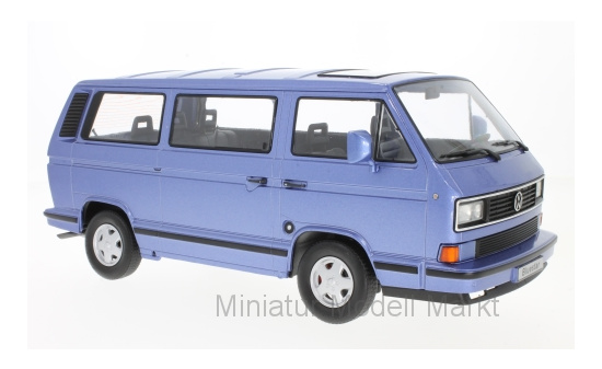 KK-Scale 180202 VW Bus T3, metallic-blau, Blue Star, 1993 1:18