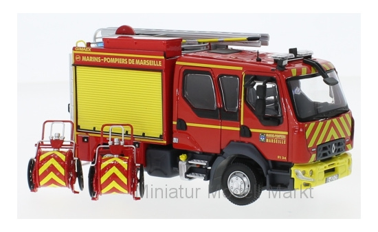 Eligor 115944 Renault D12 FPTL Gimaex-BMPM, Marins-Pompiers de Marseille 1:43