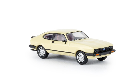 Brekina 19553 Ford Capri MKIII, beige, 1981 1:87