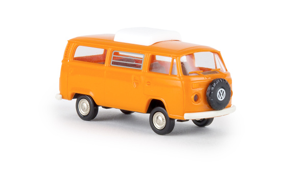 Brekina 33138 VW T2 Camper, orange, mit Hubdach 1:87