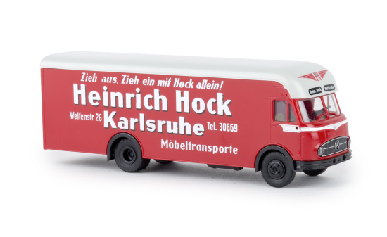 Brekina 57229 Mercedes LP 322 Möbelwagen, Heinrich Hock 1:87
