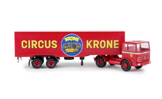 Brekina 81055 Mercedes LPS 1620, Circus Krone, Koffer-SZ 1:87