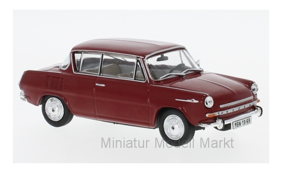 Abrex ABR143ABS-721BC Skoda 1100MBX - dunkelrot 1:43