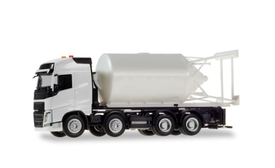 Herpa 013604 Herpa Minikit: Volvo FH Gl. Silosteller-LKW 4-achs, weiß 1:87