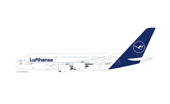 Herpa 612319 Lufthansa Airbus A380 1:250