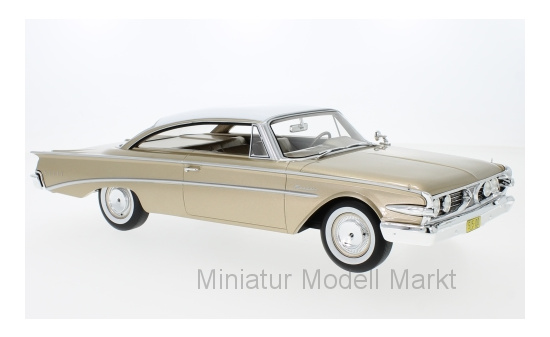 BoS-Models 386 Edsel Ranger Hardtop, metallic-beige/weiss, 1960 1:18